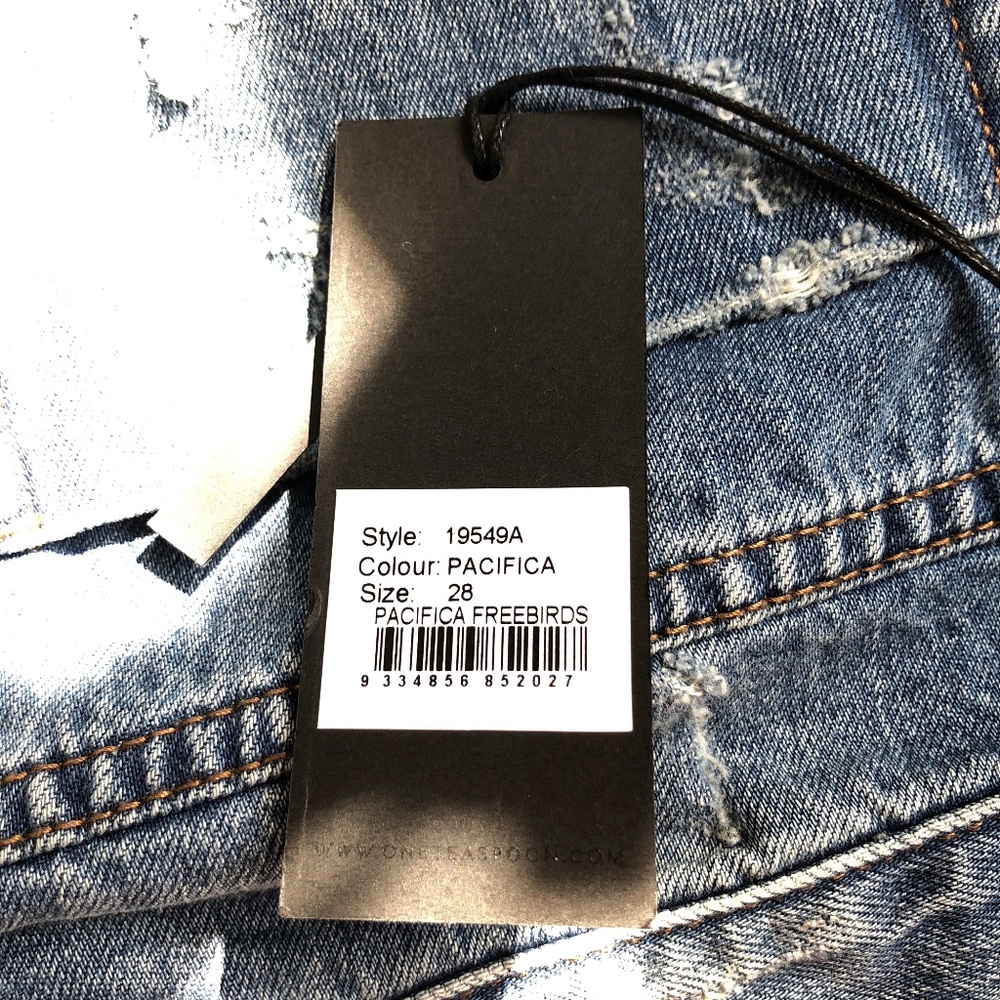 One Teaspoon Freebirds Ripped Skinny Jeans Size 28 - Picture 7 of 8